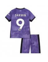 Liverpool Darwin Nunez #9 Kolmaspaita Lasten 2023-24 Lyhythihainen (+ shortsit)